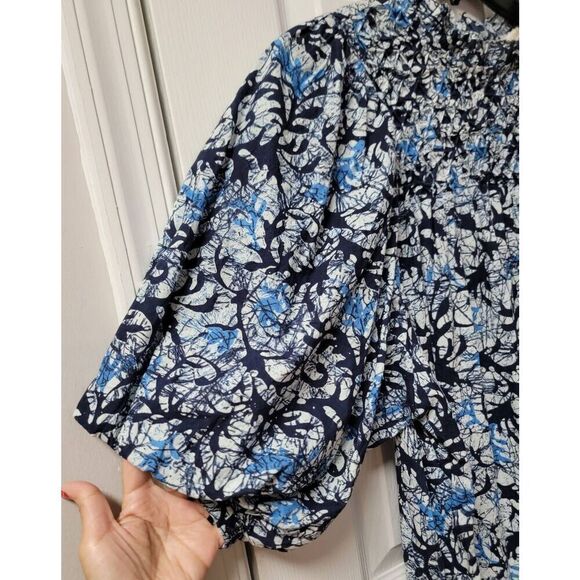 Anthropology/ Love The Label Andrea puff Sleeve Mini Dress M - Picture 7 of 12